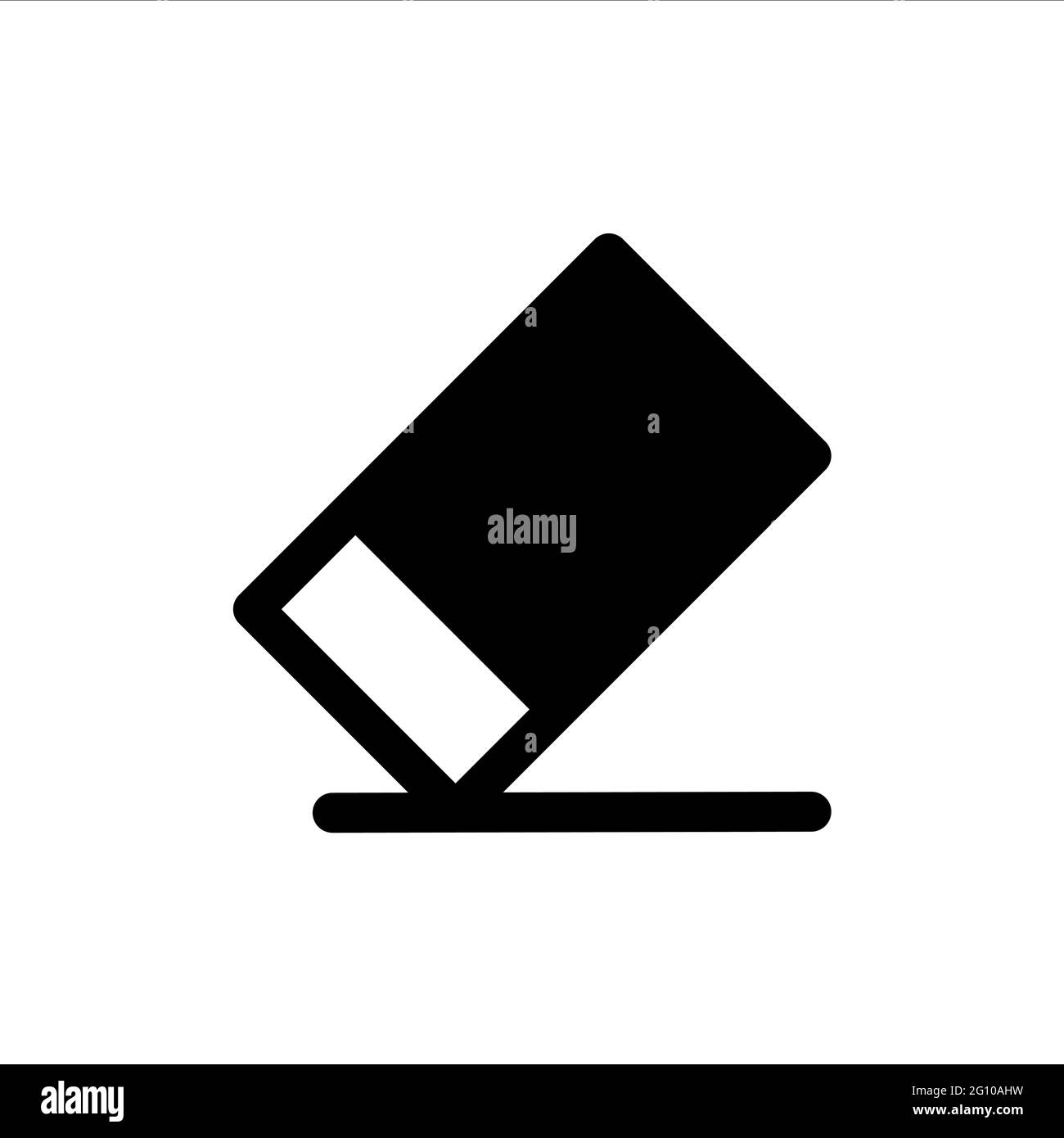 Eraser icon with glyph style Stock Vector Image & Art - Alamy