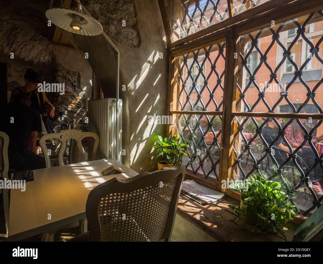 The interior view of a restaurant in Tallinn,Estonia Stock Photo - Alamy