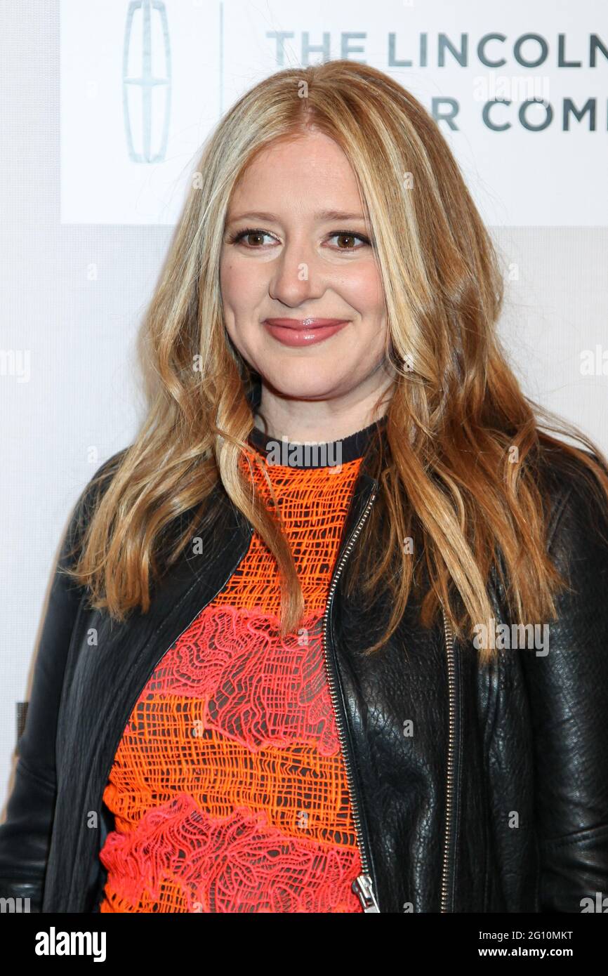 NEW YORK, NY - APRIL 16, 2016: Film producer Daniela Taplin Lundberg   attend 'The Family Fang' Premiere - 2016 Tribeca Film Festival at John Zuccotti Stock Photo