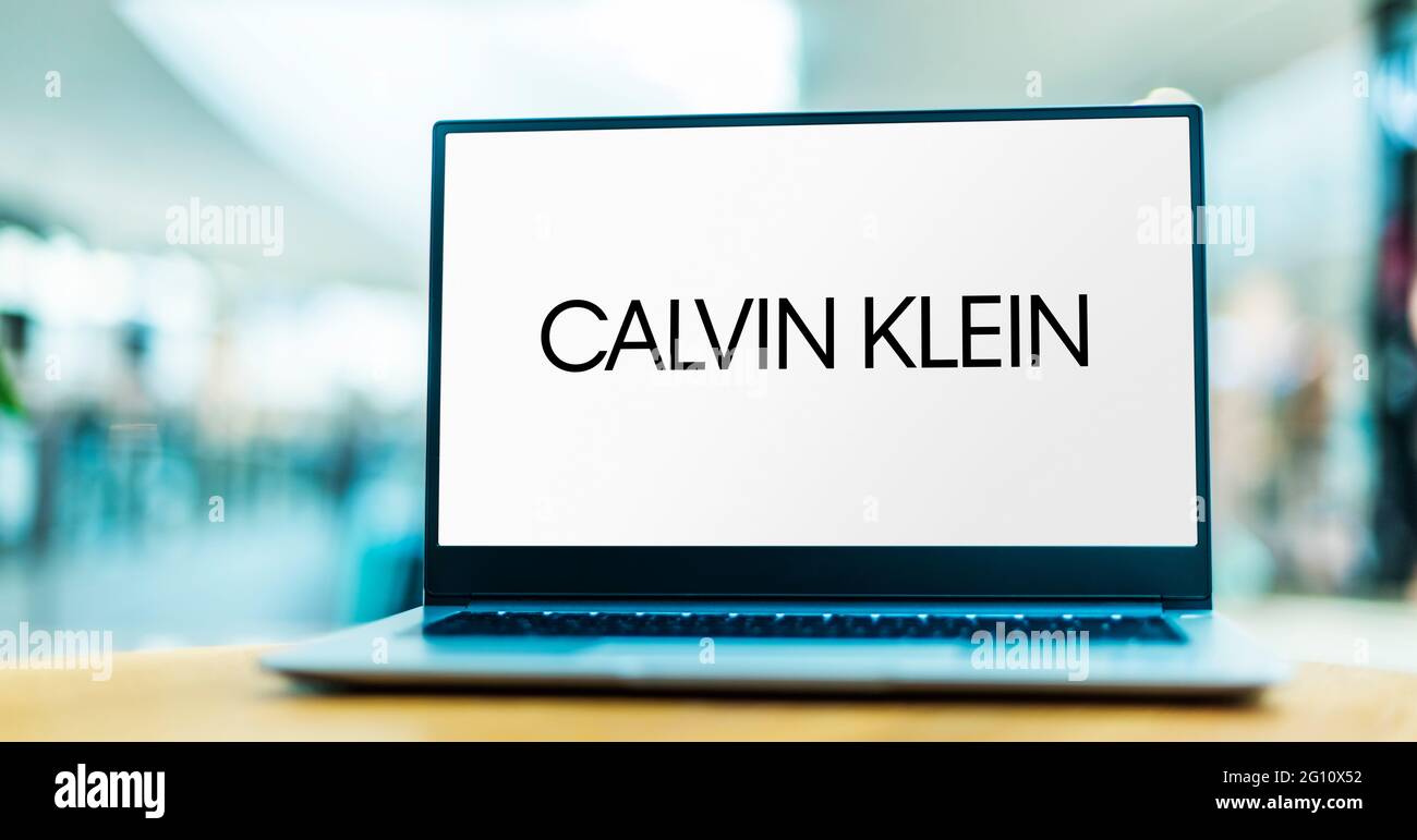 POZNAN, POL - MAY 15, 2021: Laptop computer displaying logo of Calvin Klein,  an American fashion house established in 1968 Stock Photo - Alamy