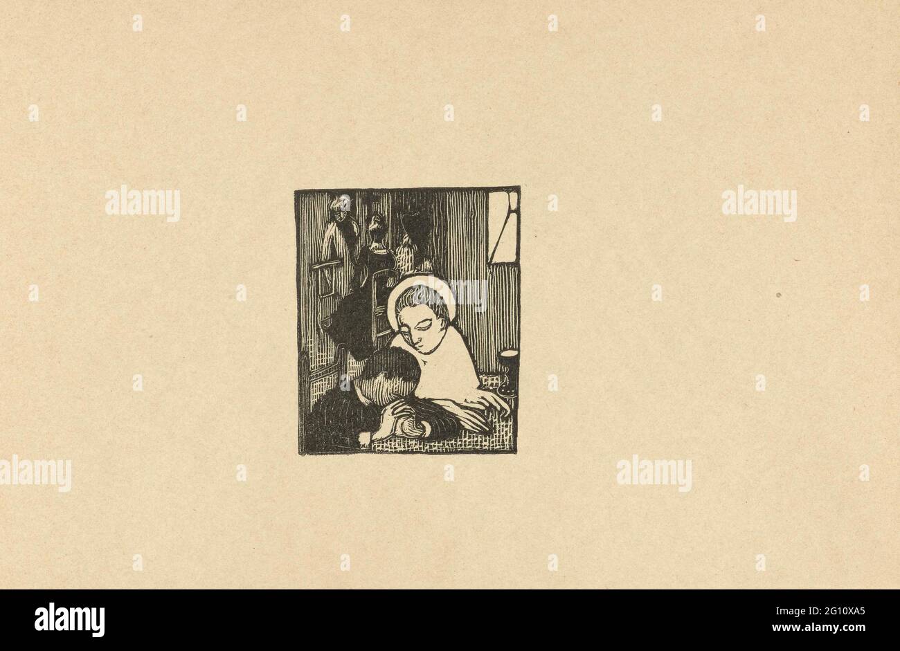 Illustration At Poem In Paul Verlaine Close Bundle Sagese Deux Nouveaux Bois Pour Sagesse De Paul Verlaine L Epreuve Illustration At Poem In Paul Verlaine Close Bundle A Male Holy Or Spiritual Sits