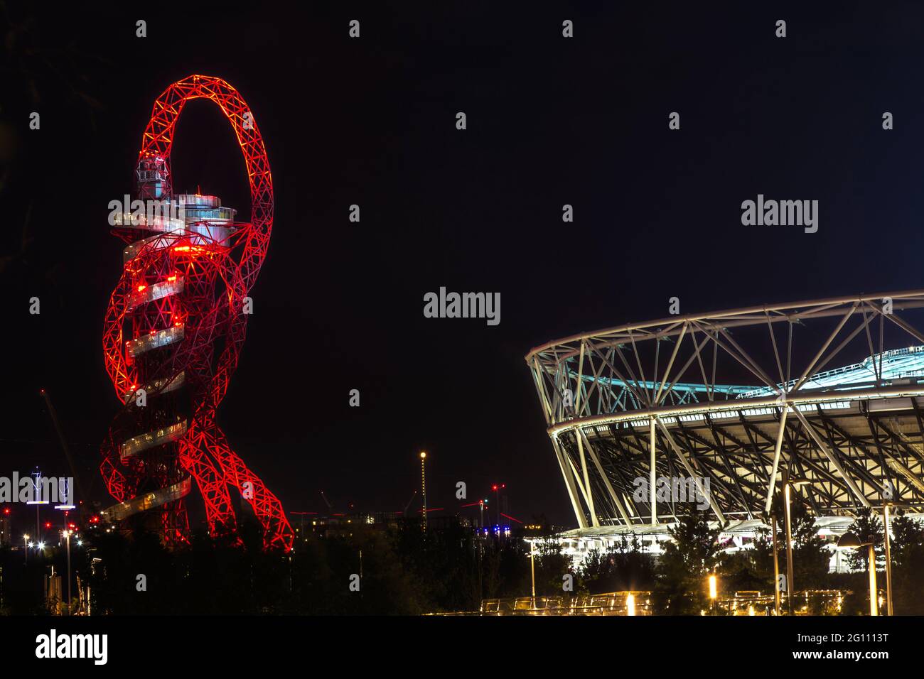 Queen Elizabeth Olympic Park, London Stock Photo