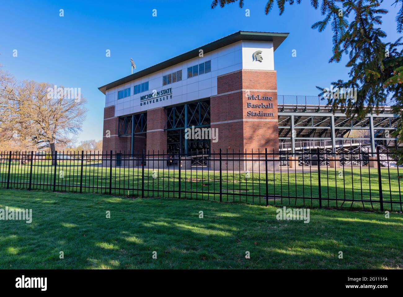 McLane Baseball Stadium On The Campus Of Michigan State University Stock Photo Alamy
