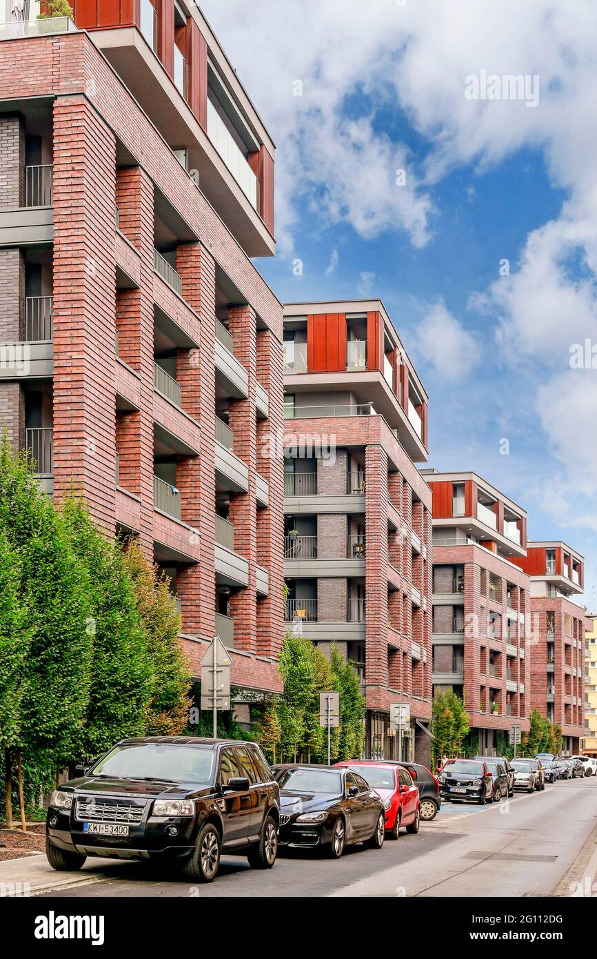 New apartment buildings in Krakow, Poland Stock Photo Alamy