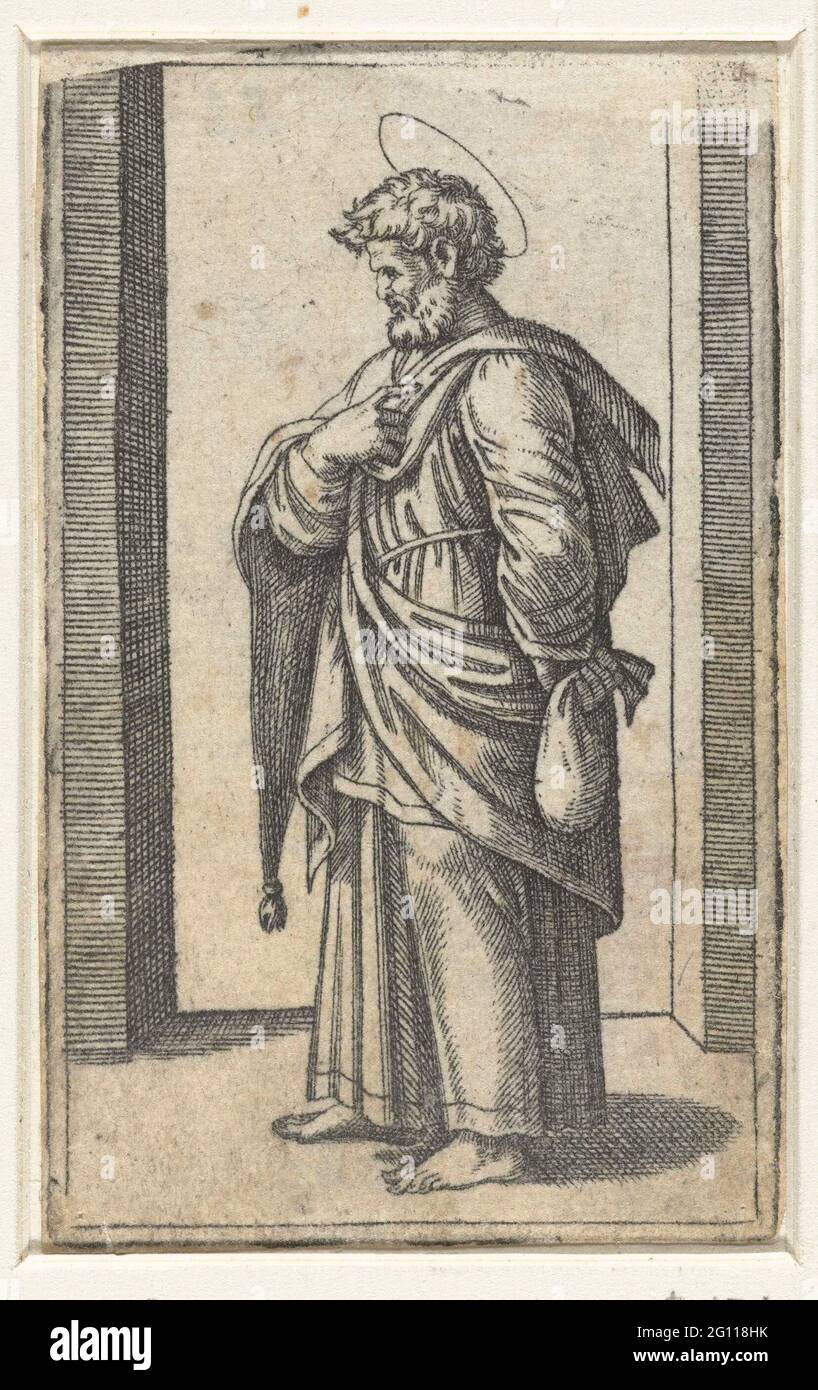 Apostle Matthew with exhibition; Christ and the apostles Stock Photo ...