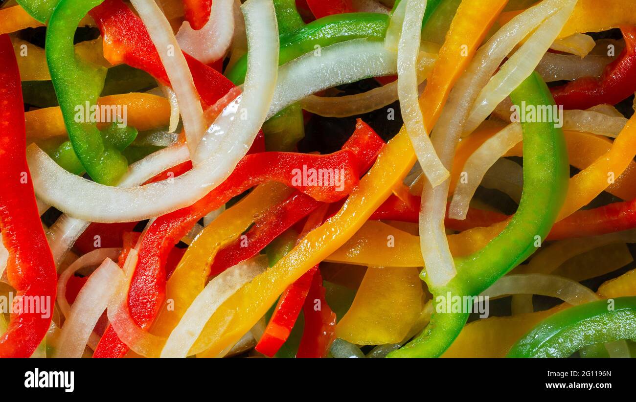 sliced vegetables Stock Photo