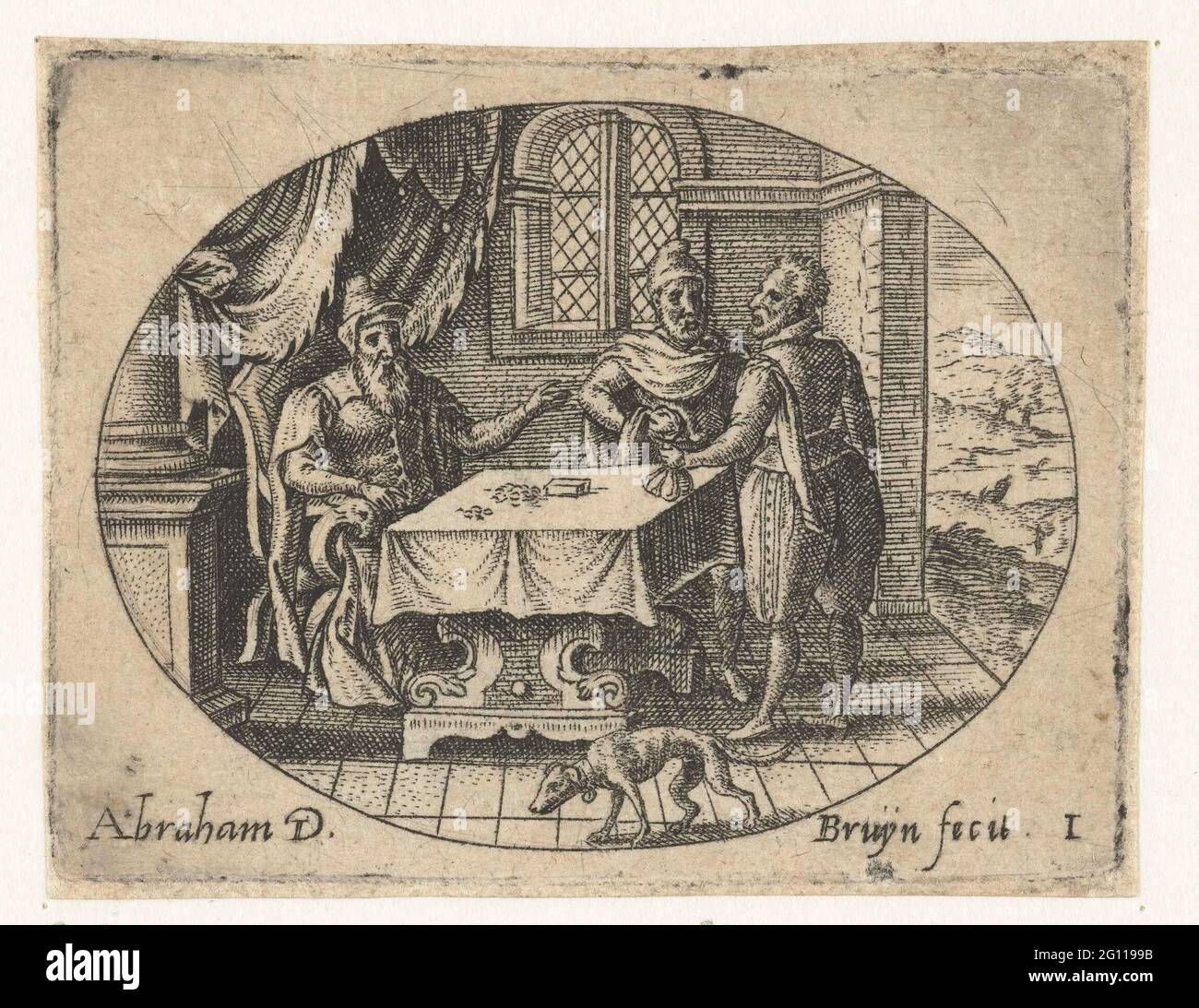 The lost son receives his inheritance; Parable from the lost son. The