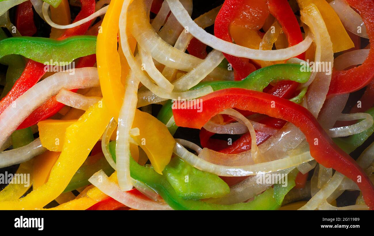 sliced vegetables Stock Photo