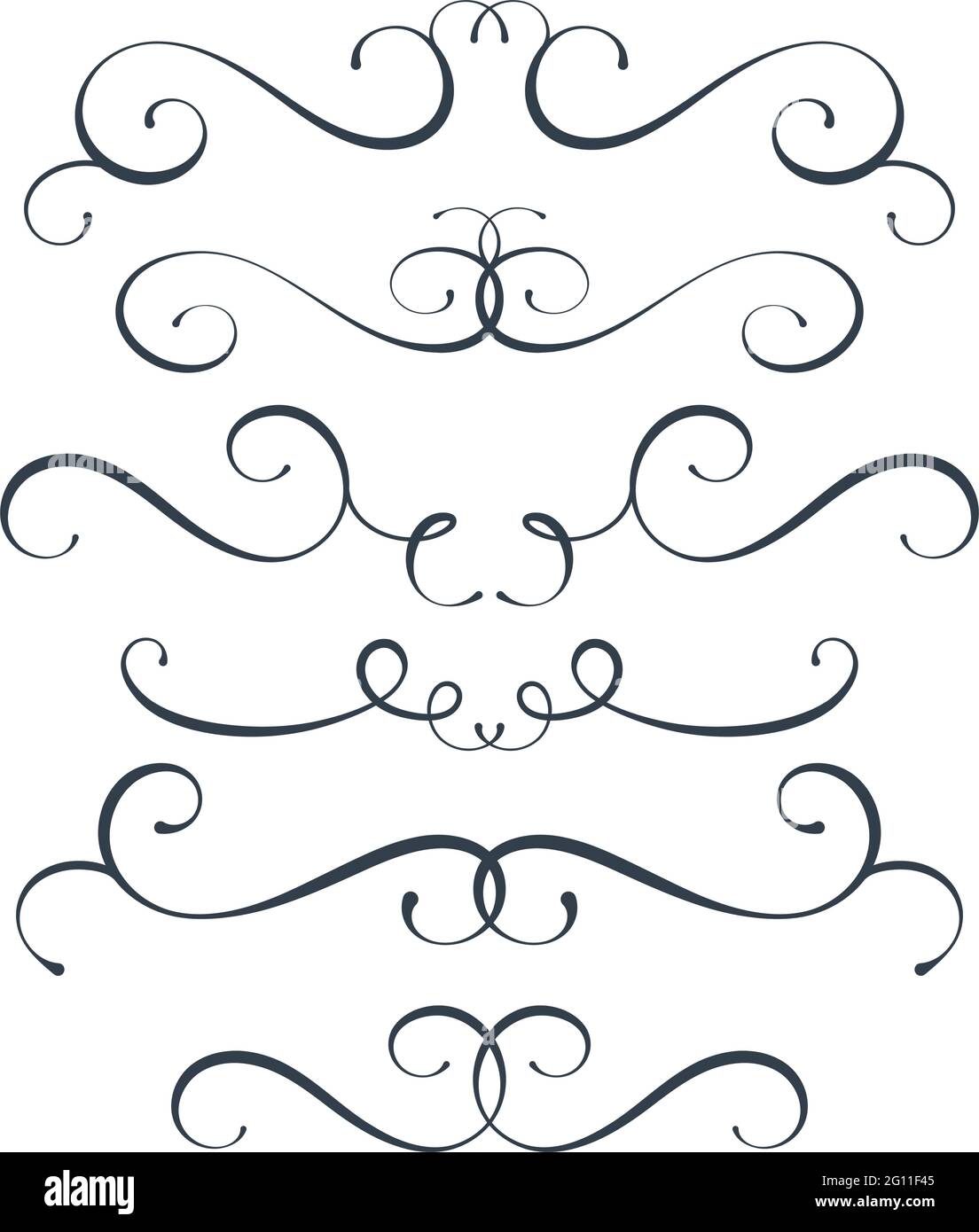 Decorative Old Fashioned Scroll Design High-Res Vector Graphic - Getty  Images