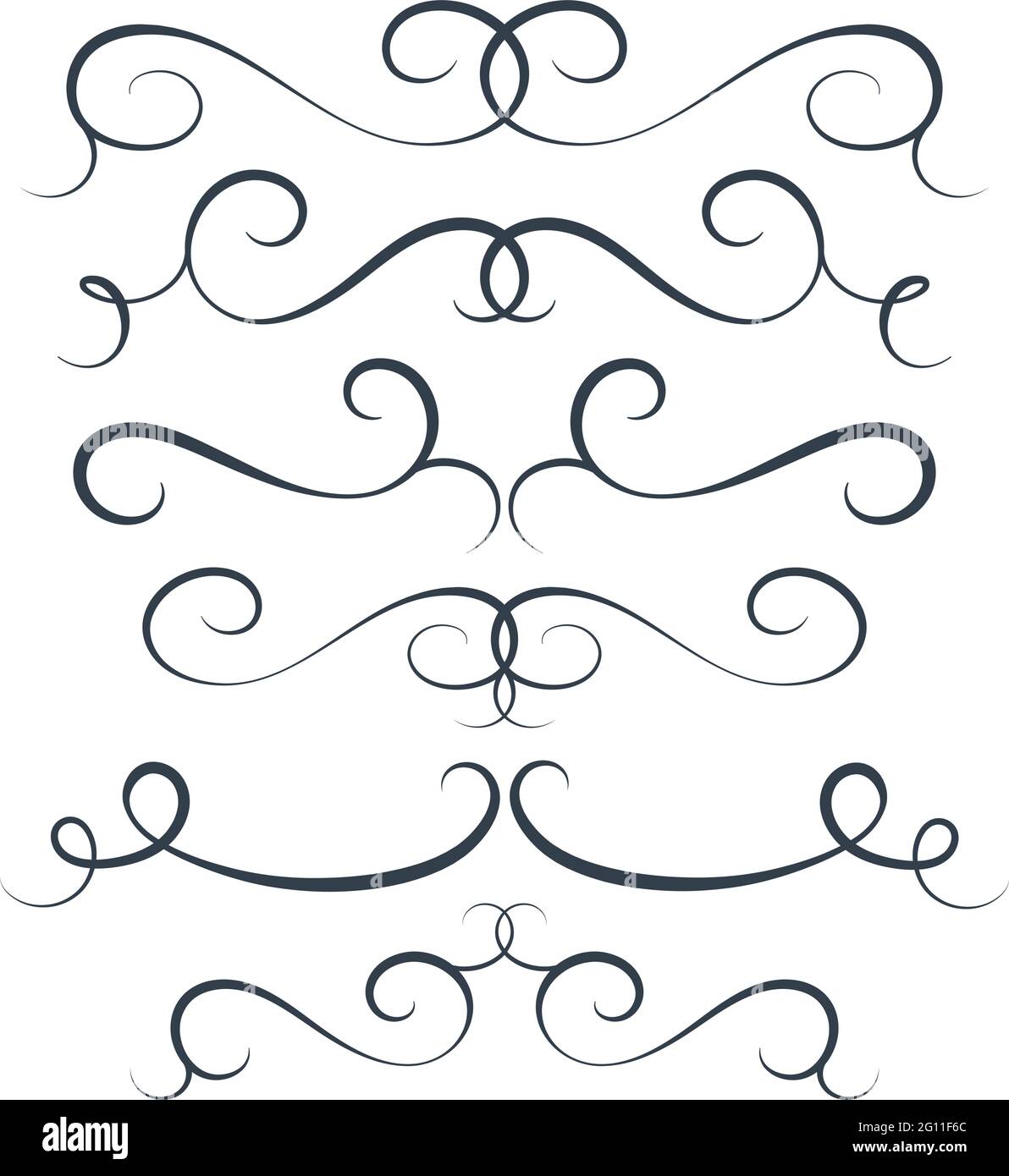 Star Clipart Design Whimsical Swirly Flourish Decorative - Etsy