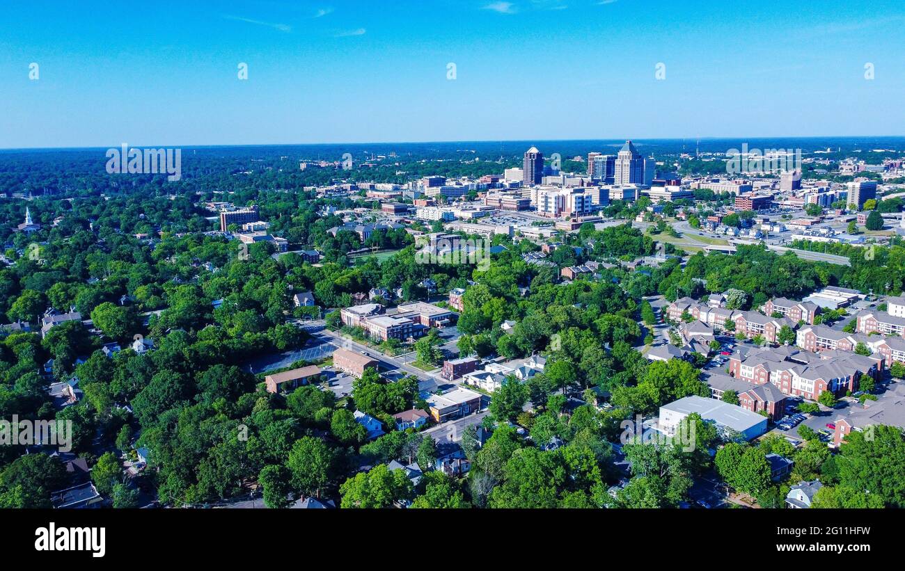 Greensboro City Skyline Downtown Hi-res Stock Photography And Images ...