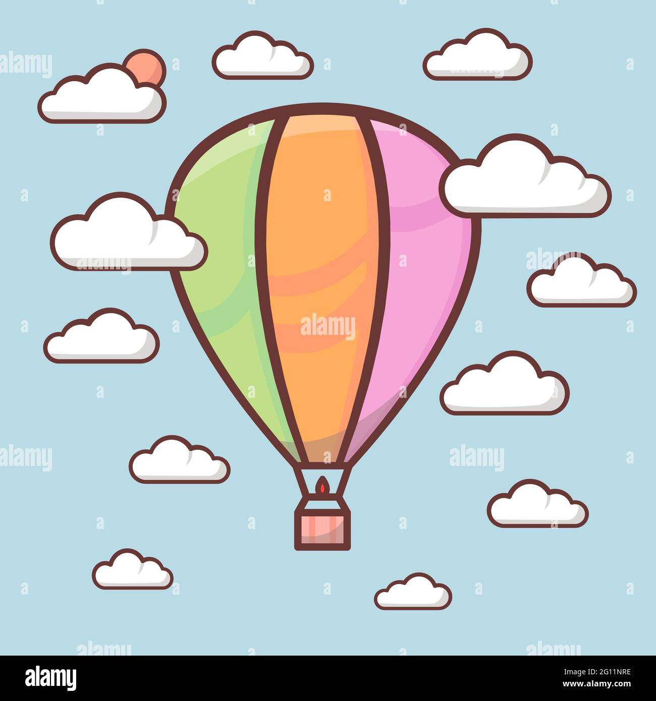 Cute Hot Air Balloon