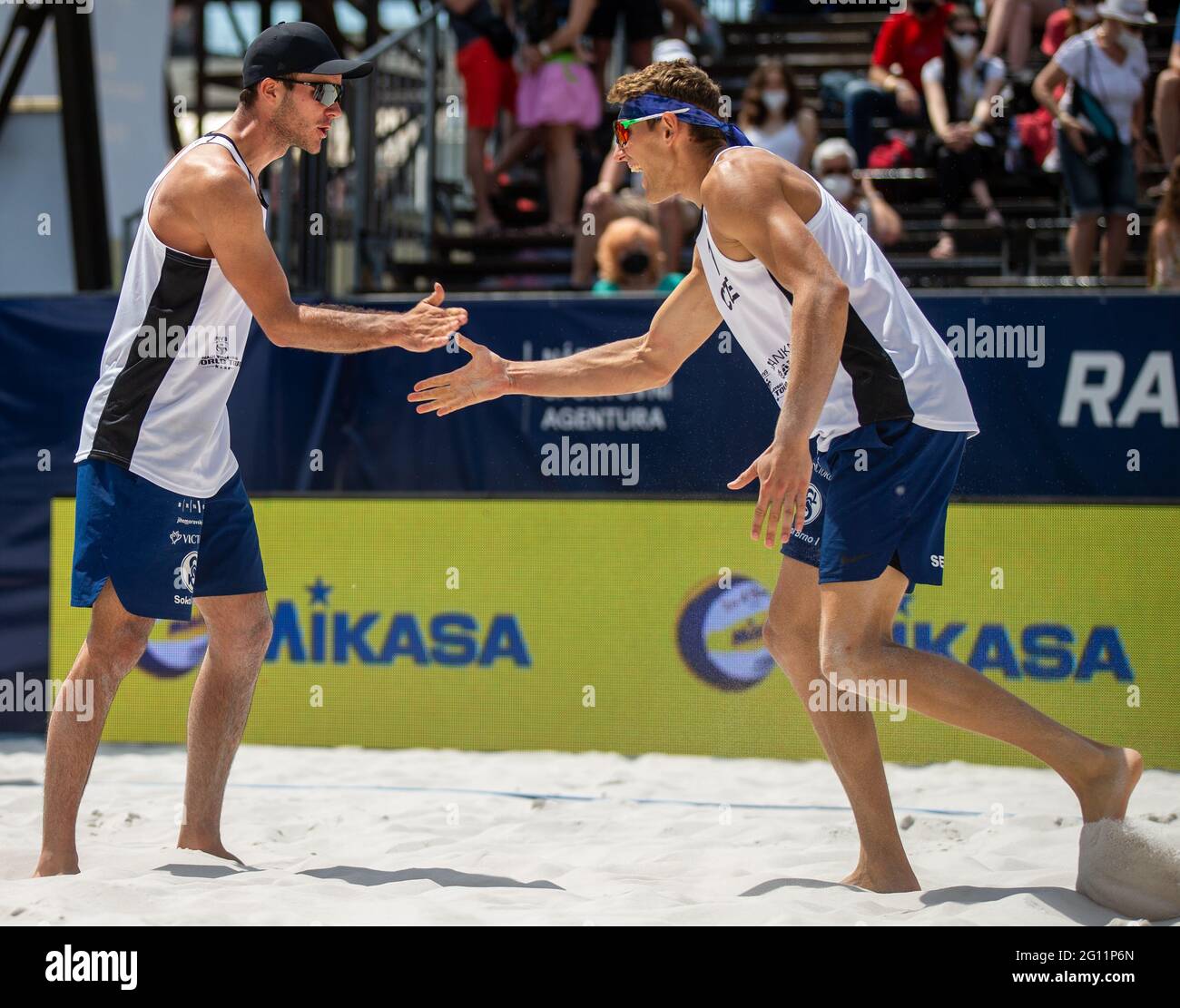 Ostrava, Czech Republic. 04th June, 2021. Jiri Sedlak and Patrik Manas