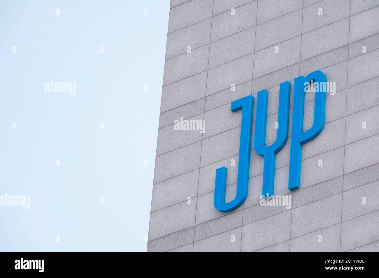 JYP Entertainment, June 2, 2021 The new headquarters building of JYP