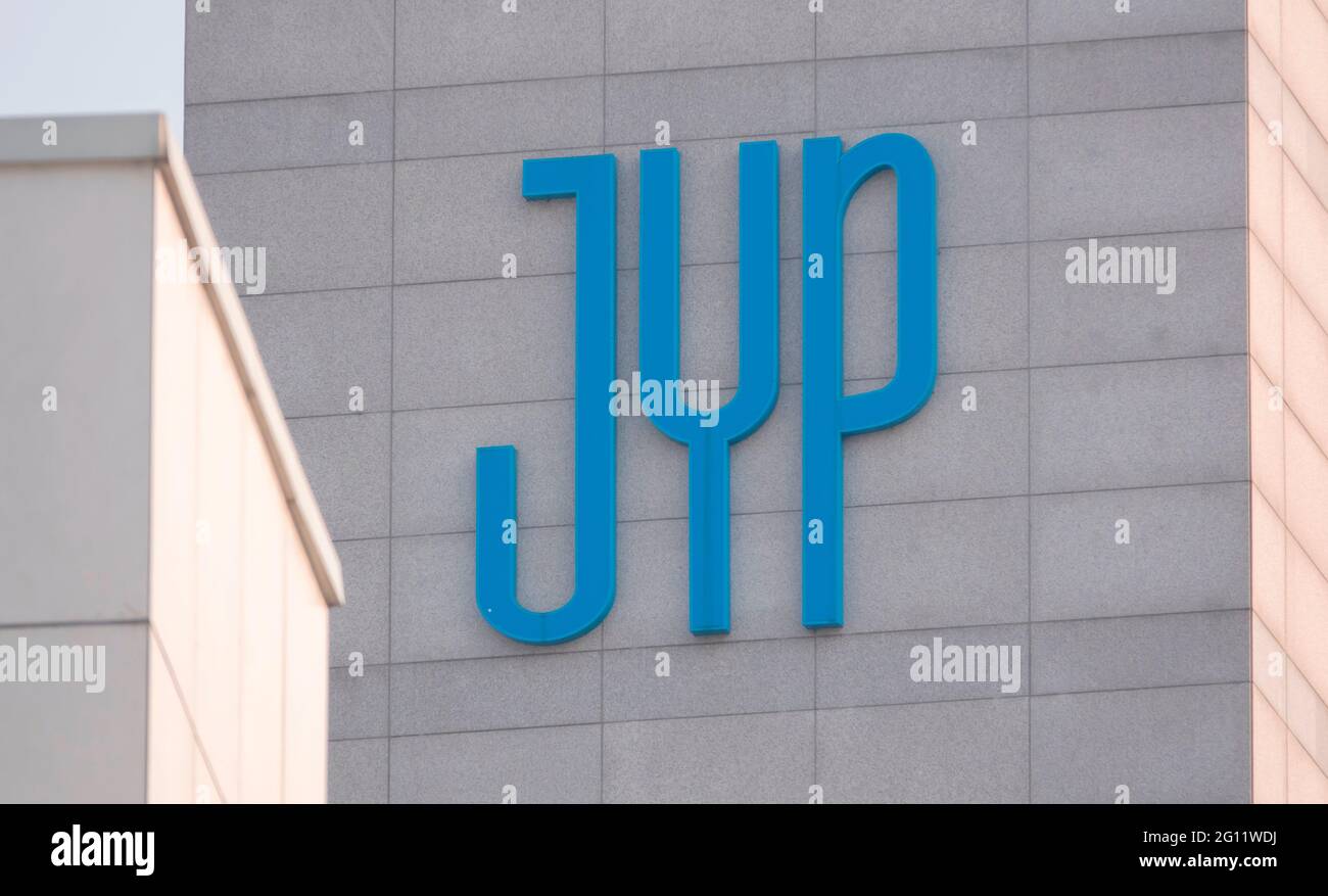 JYP Entertainment, June 2, 2021 The new headquarters building of JYP
