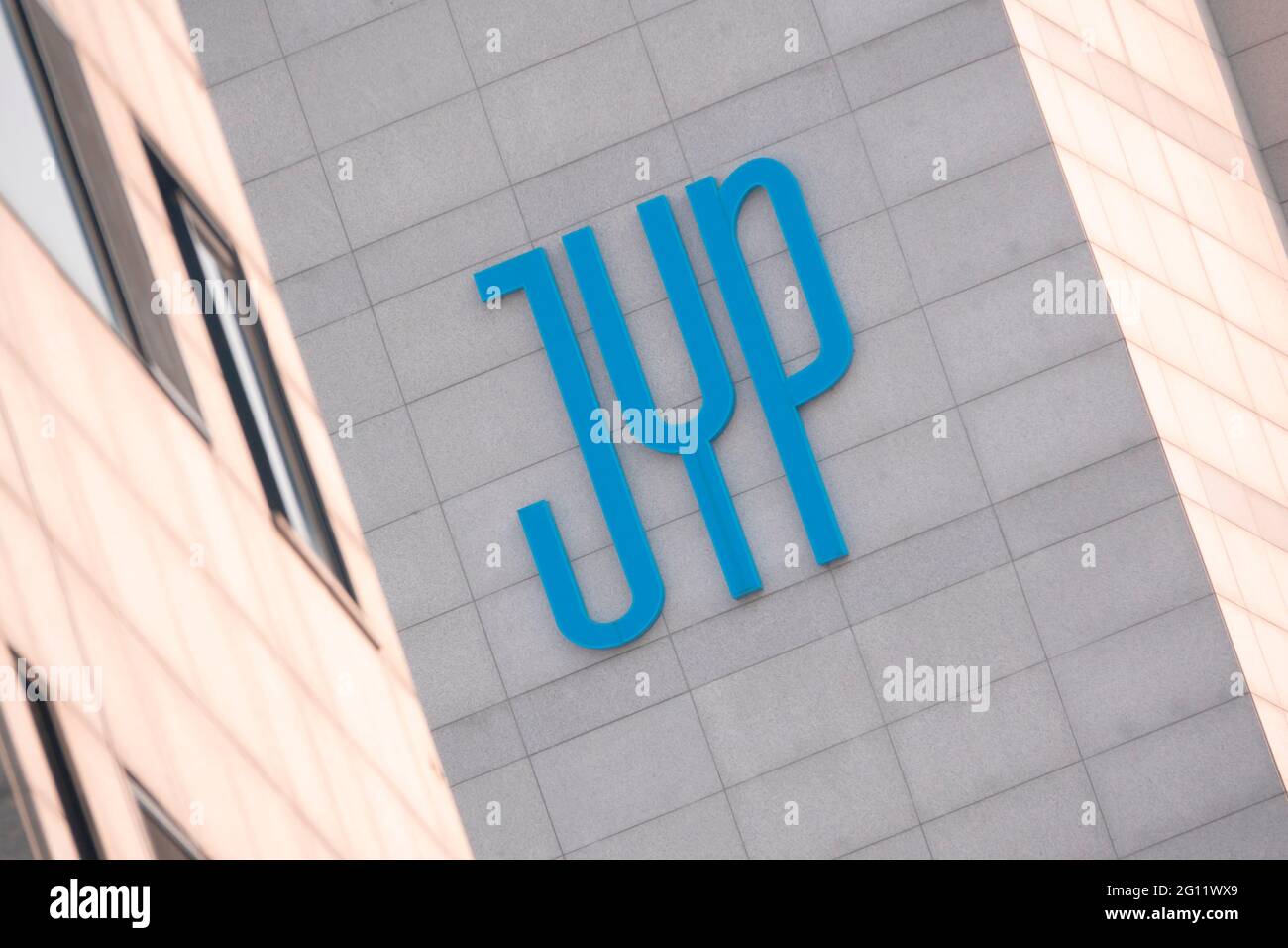 JYP Entertainment, June 2, 2021 The new headquarters building of JYP