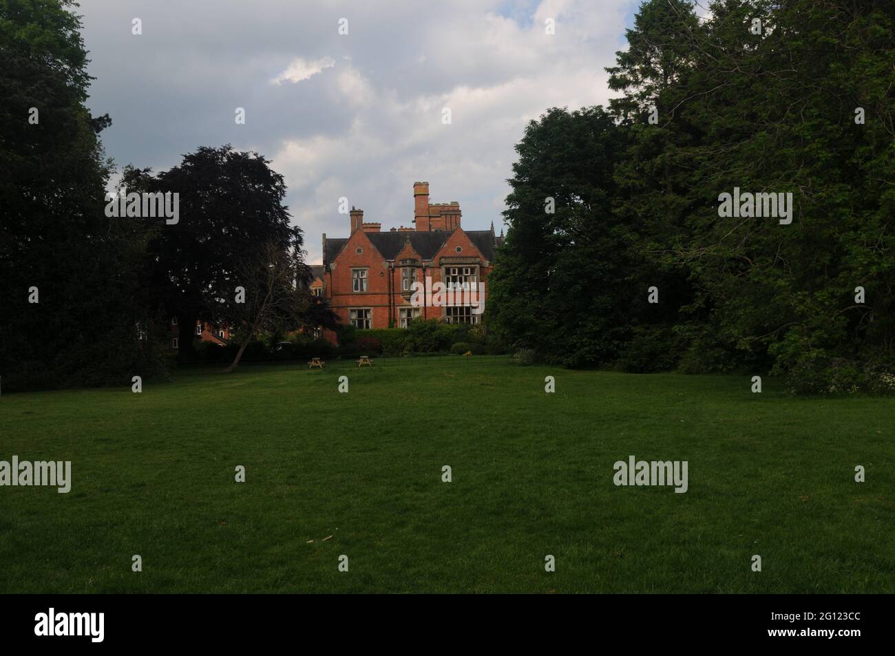 Mickleover Manor and grounds in Mickleover, Derbyshire, UK Stock Photo