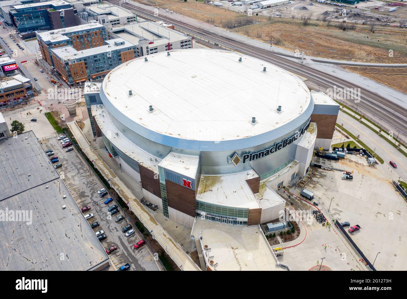 Pinnacle Bank Arena, Lincoln, Nebraska, USA Stock Photo Alamy