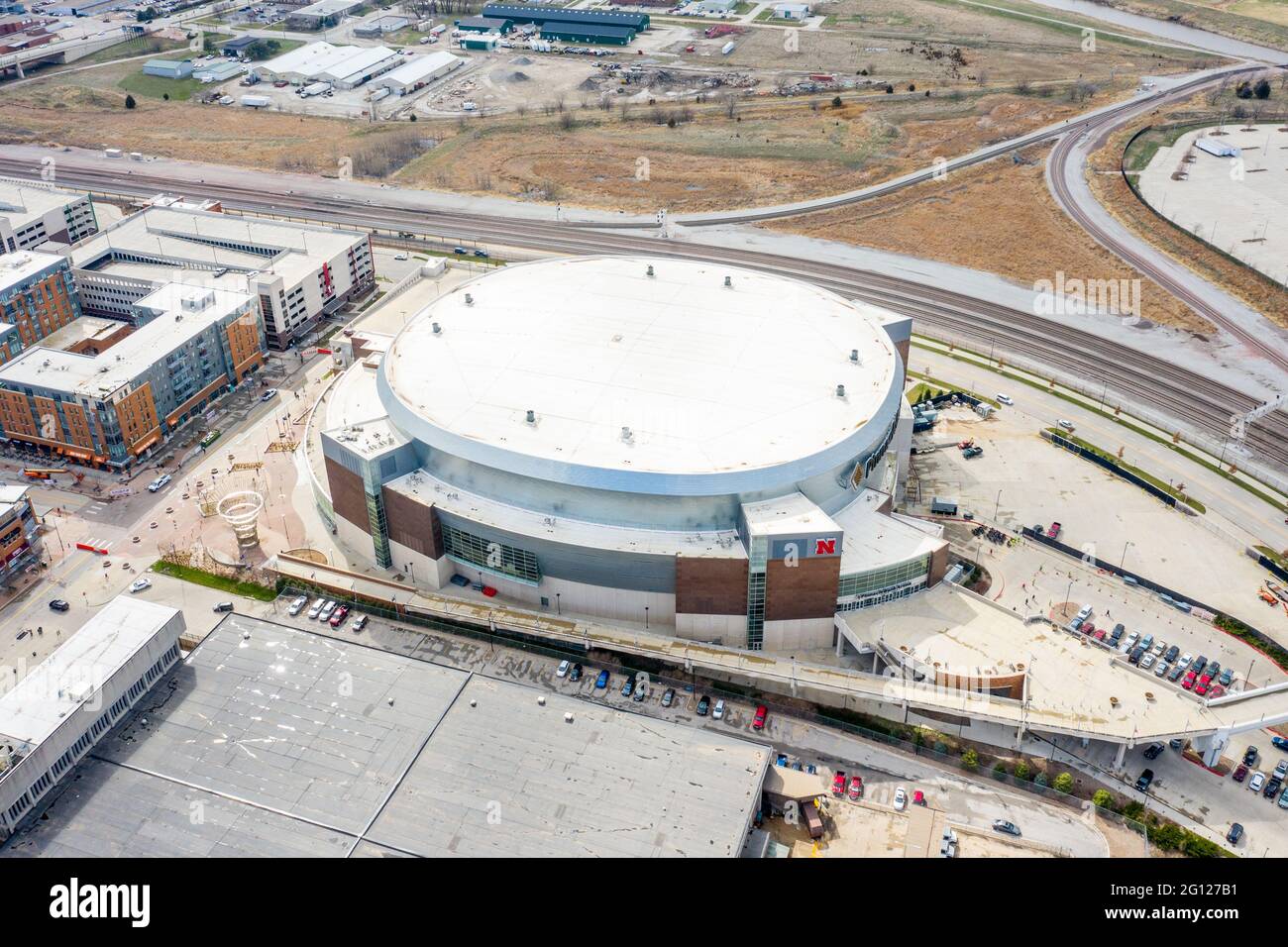 Pinnacle Bank Arena, Lincoln, Nebraska, USA Stock Photo Alamy