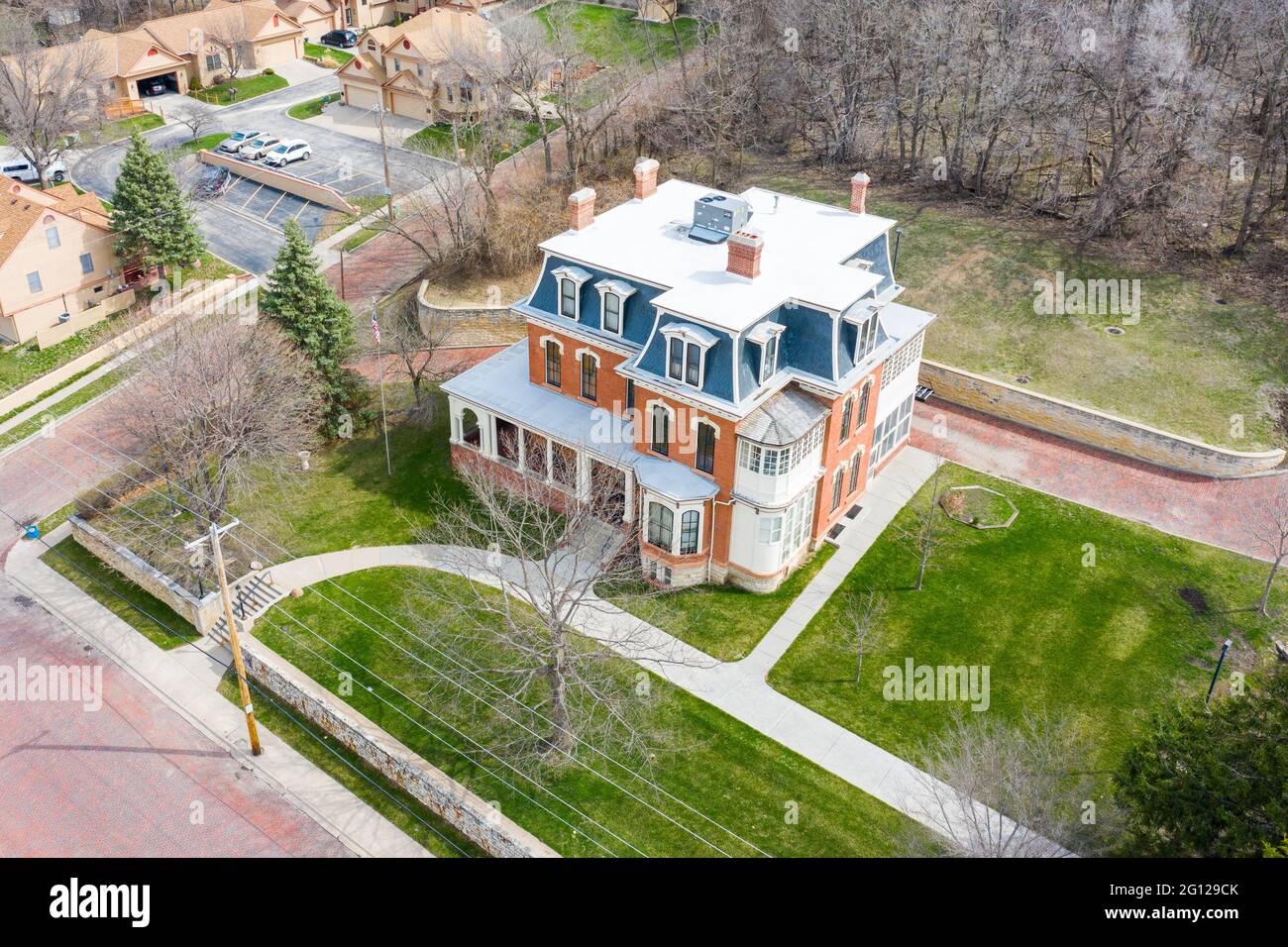 Dodge House, Council Bluffs, Iowa, USA Stock Photo Alamy
