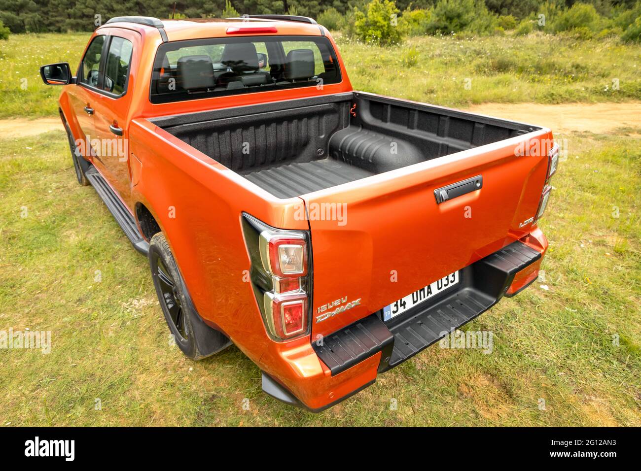 Isuzu DMax is a pickup truck manufactured since 2002 by Isuzu Motors Stock Photo Alamy