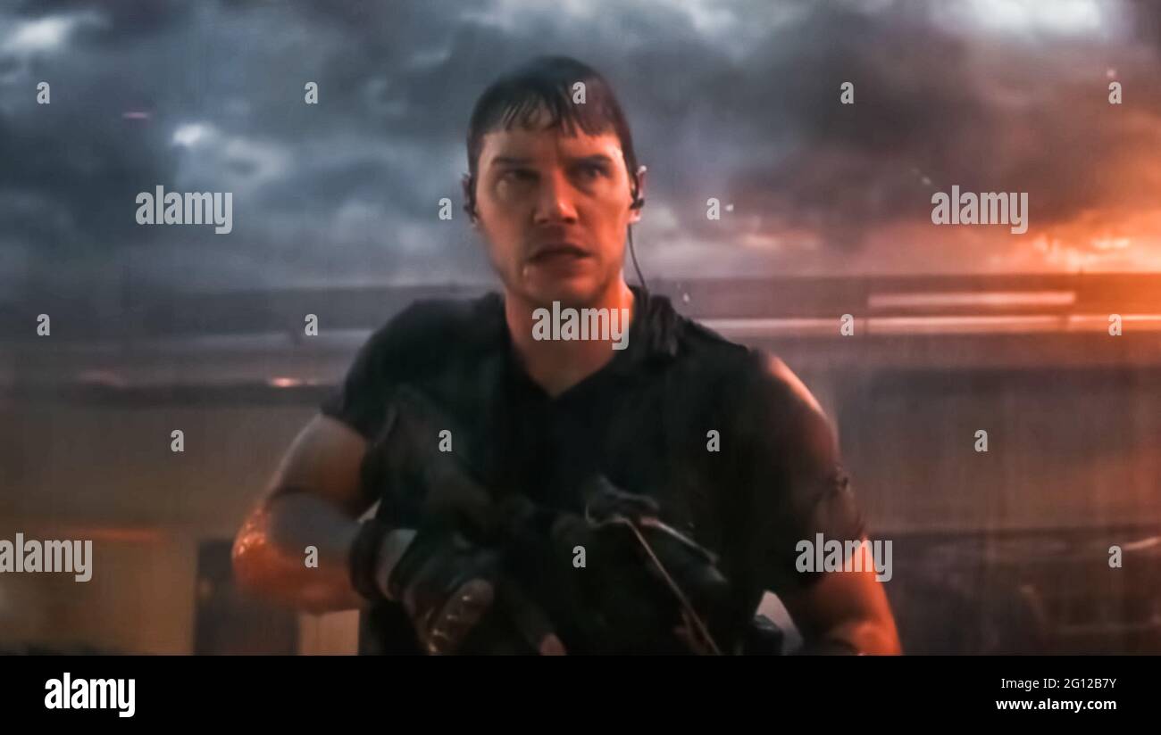 USA. Chris Pratt in the (C)Amazon Studios new movie: The Tomorrow War  (2021). Plot: A man is drafted to fight in a future war where the fate of  humanity relies on his