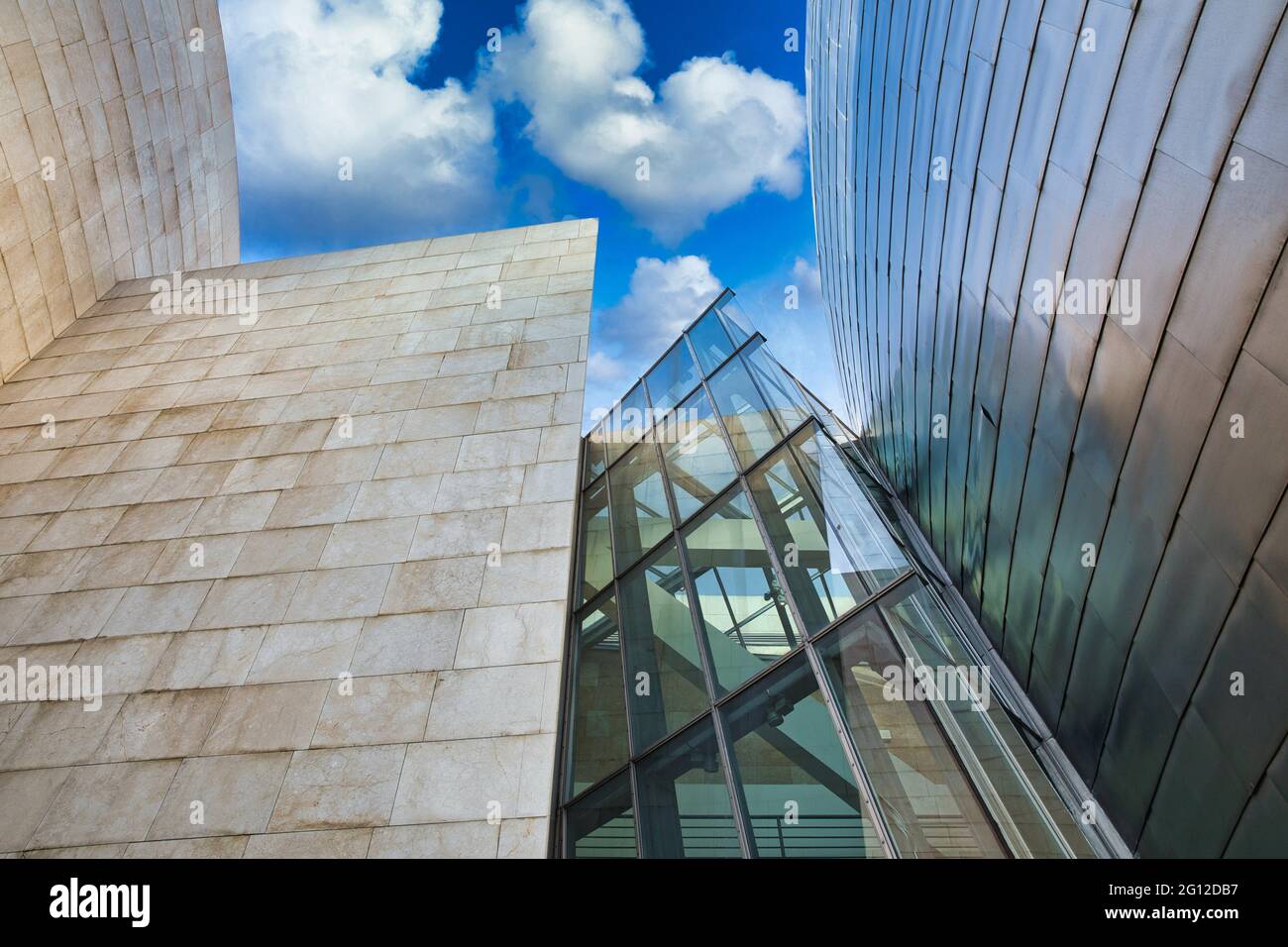 Guggenheim museum, Bilbao, Bizkaia, Basque Country, Spain, Europe Stock Photo
