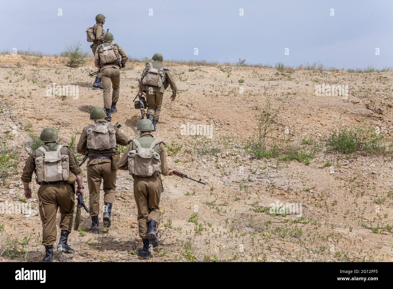 A Soviet Spetsnaz special operations group on a mission Stock Photo Alamy
