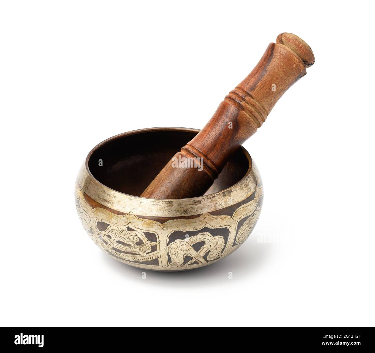 Tibetan singing bowl isolated on hi-res stock photography and images ...