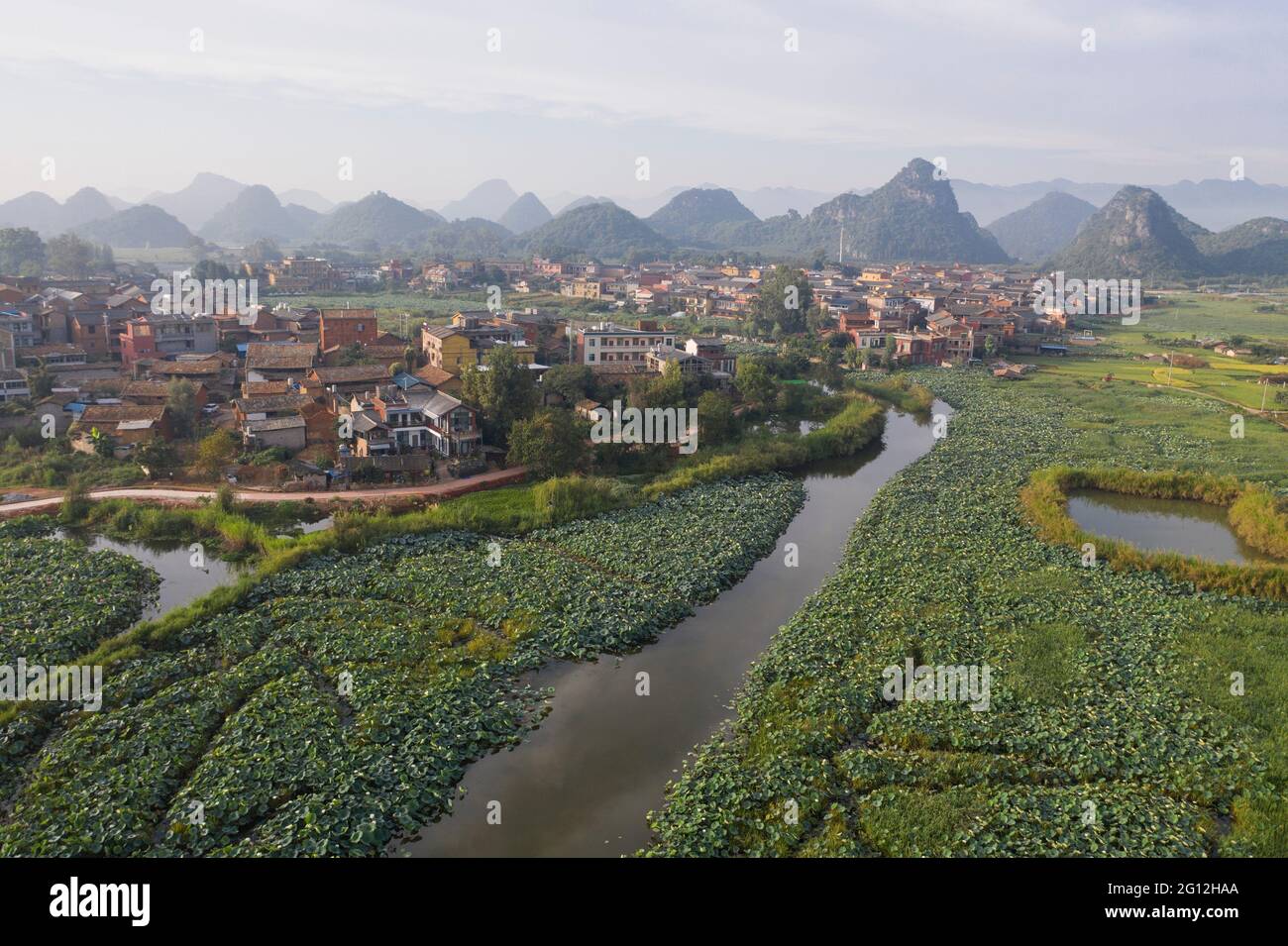 China river aerial boat hi-res stock photography and images - Alamy