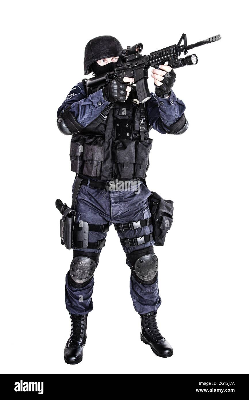 Swat team Cut Out Stock Images & Pictures - Alamy