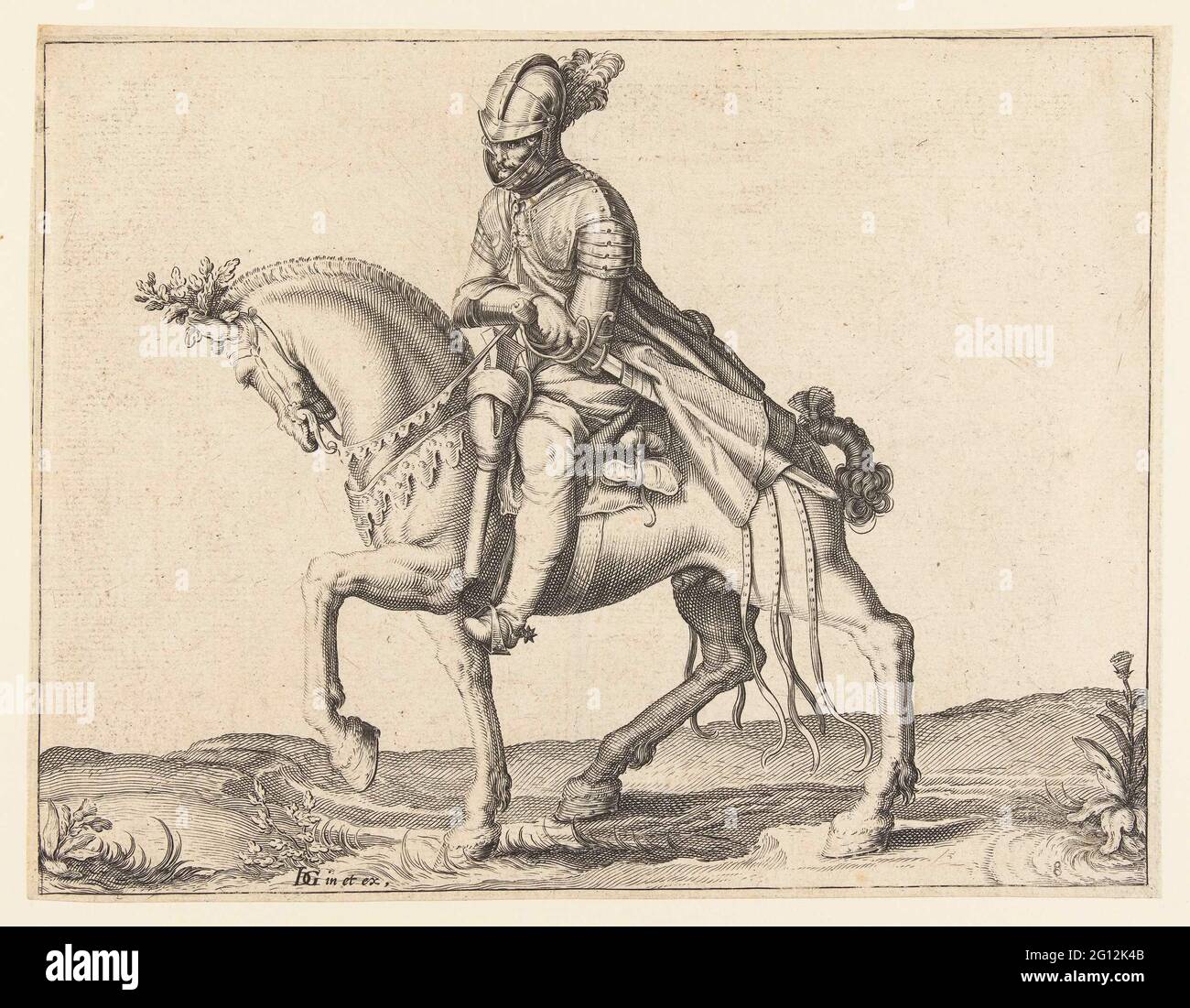 Mounted horseman riding left hi-res stock photography and images - Alamy