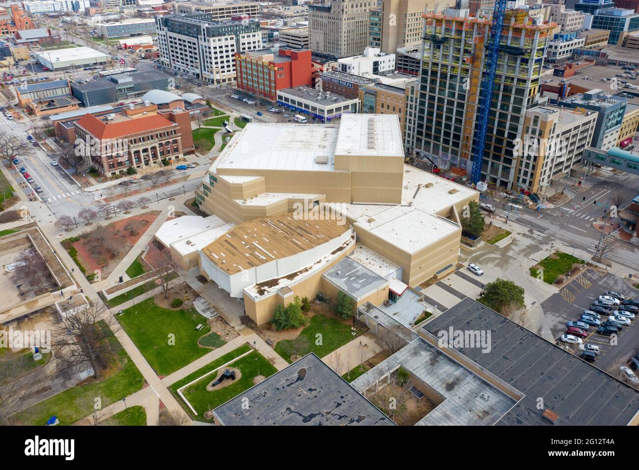 Lied Center for Performing Arts, UNL, University of Nebraska-Lincoln, NE, USA Stock Photo