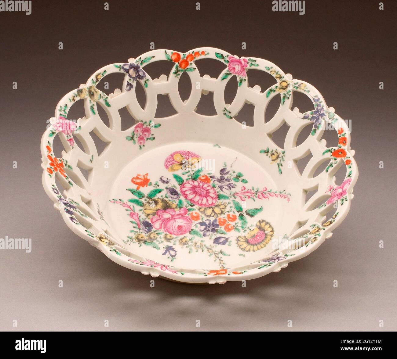 Worcester Royal Porcelain Company. Basket About 1770 Worcester