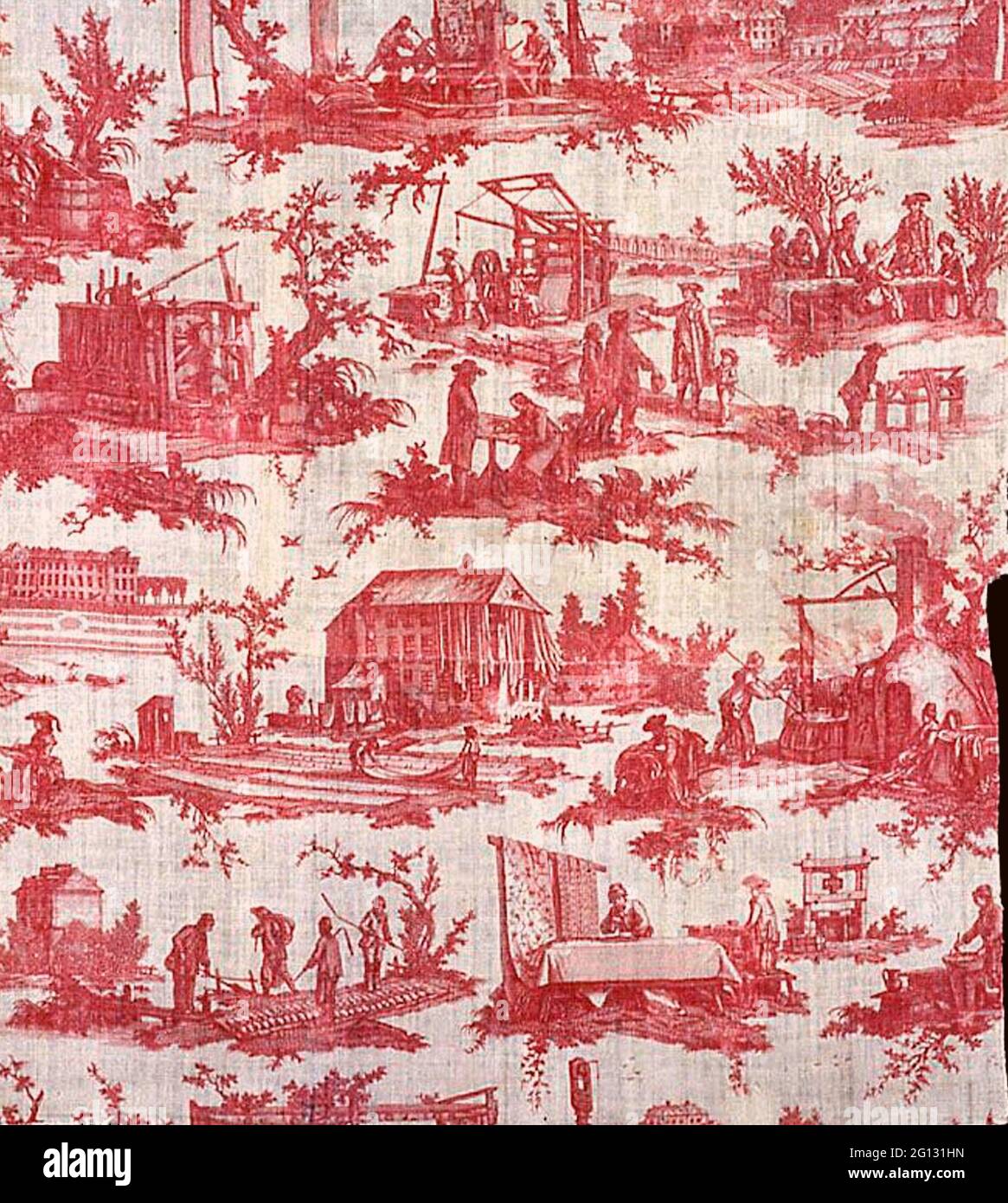 Jean Baptiste Huet. Les Travaux de la Manufacture (The Factory in  Operation) (Furnishing Fabric) - 1783/84 - Designed by Jean Baptiste Huet  (French Stock Photo - Alamy