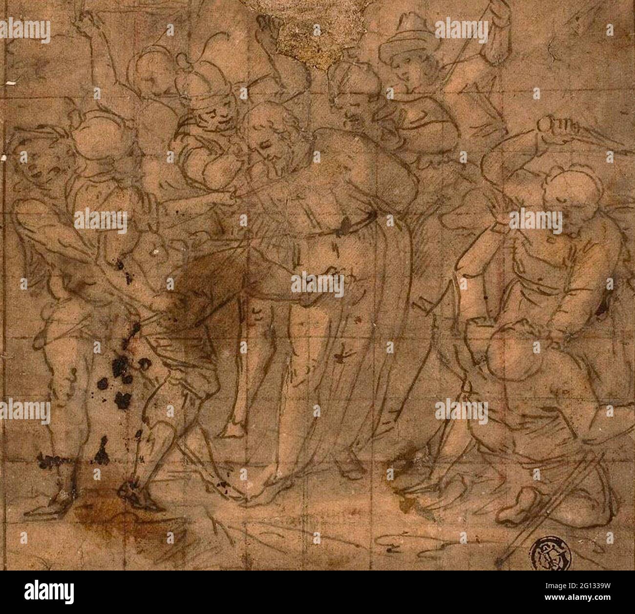 Giovanni Battista Castello. Mocking of Christ 1562 Giovanni