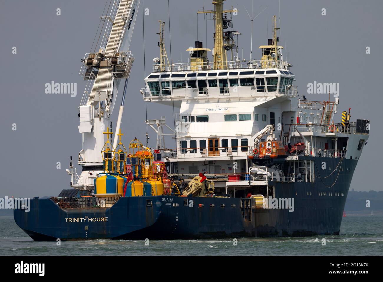 THV, Galatea, Trinity House, ship, navigation, bouy, maintenance ...