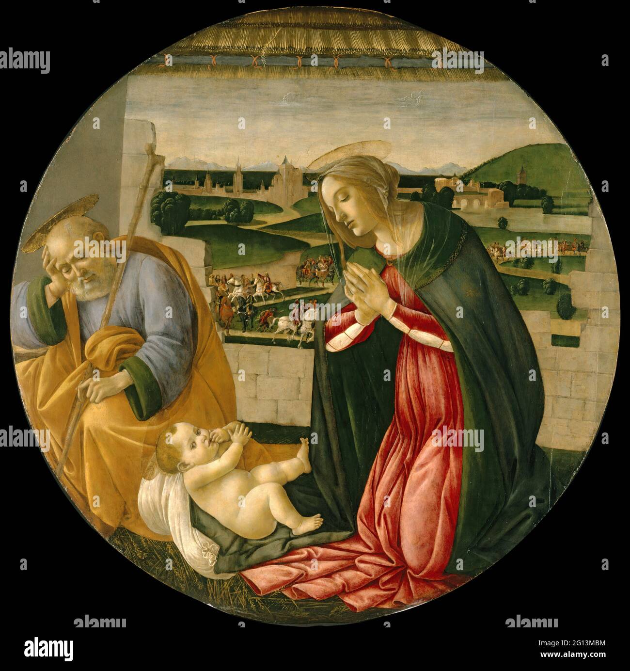Sandro Botticelli - the Adoration of the Child Stock Photo - Alamy
