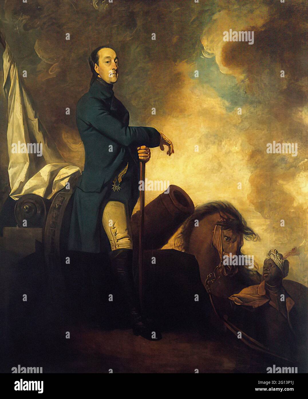 Sir Joshua Reynolds -  Frederick Count Schaumburg Lippe 1767 Stock Photo