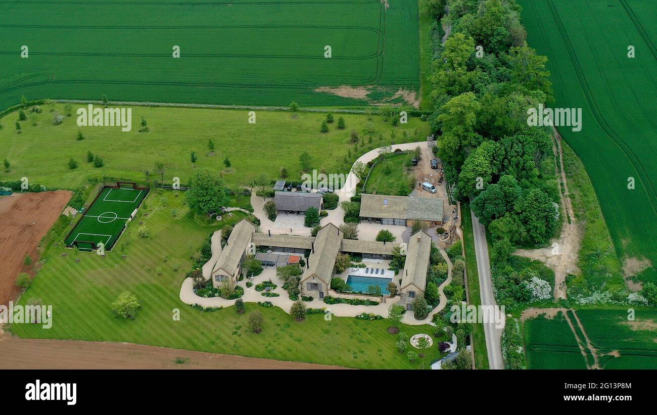 David beckham and victoria beckhams home hires stock photography and