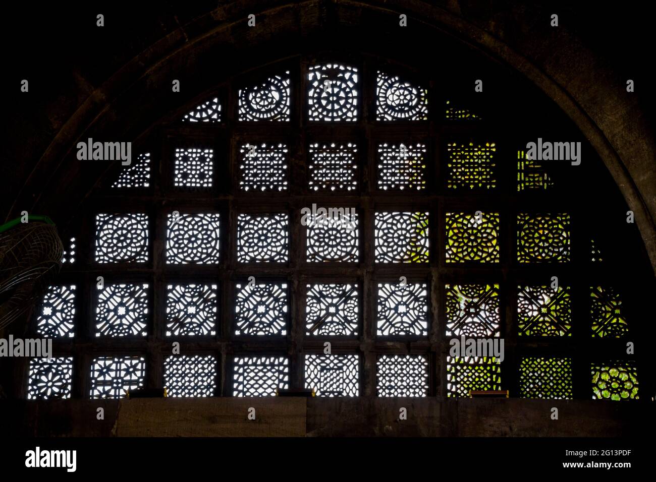 Sidi Saiyyed Mosque in Ahmedabad Stock Photo Alamy