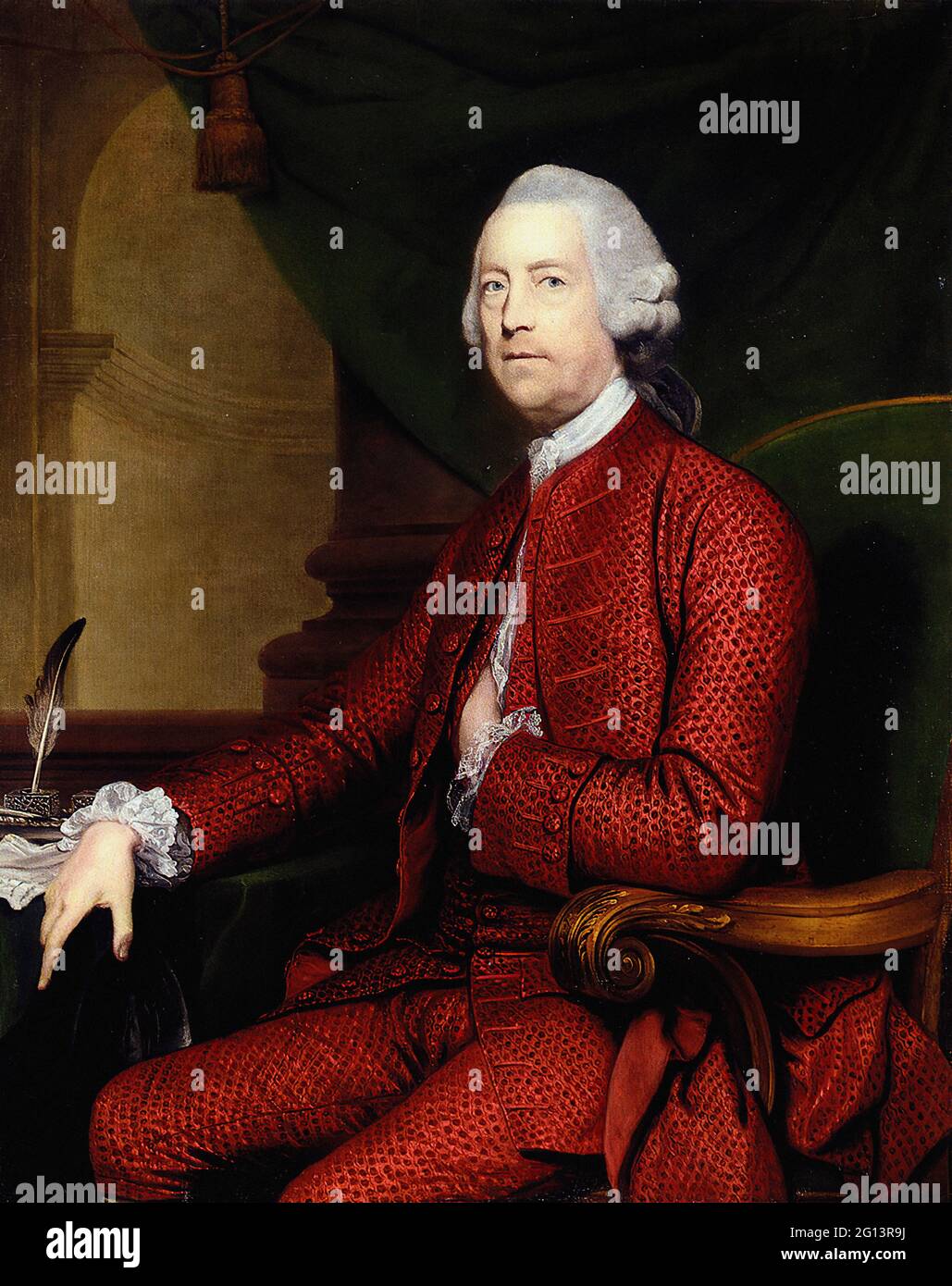 Sir Joshua Reynolds Portrait John Simpson Bradley Hall Northumberland