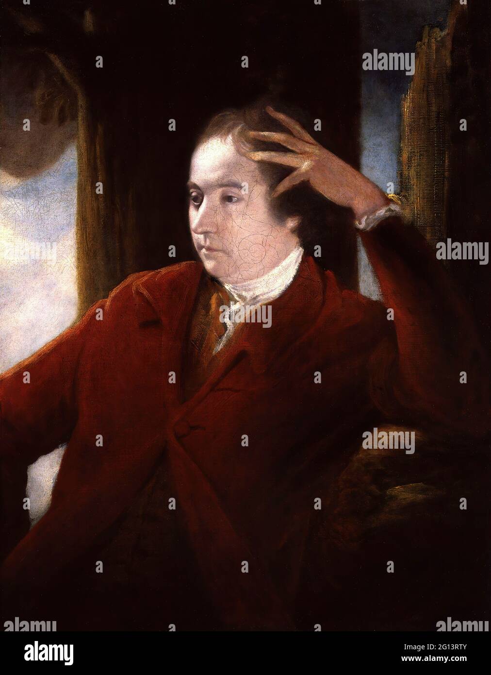 Sir Joshua Reynolds -  Sir William Chambers Stock Photo