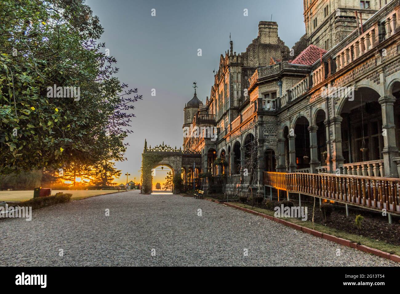 Various views of the IIAS, Shimla Stock Photo