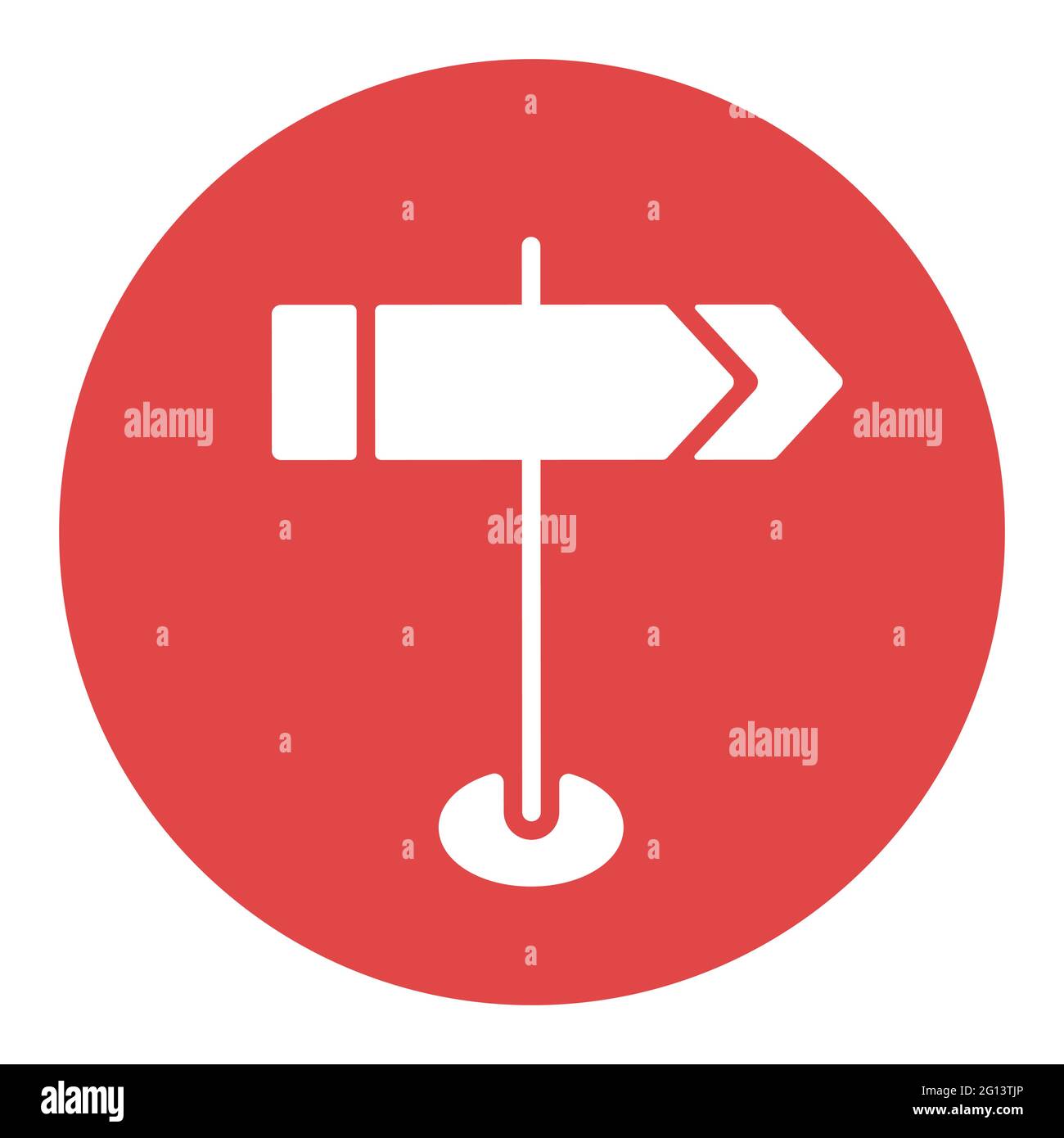 Signpost vector white glyph icon. Navigation sign. Graph symbol for ...