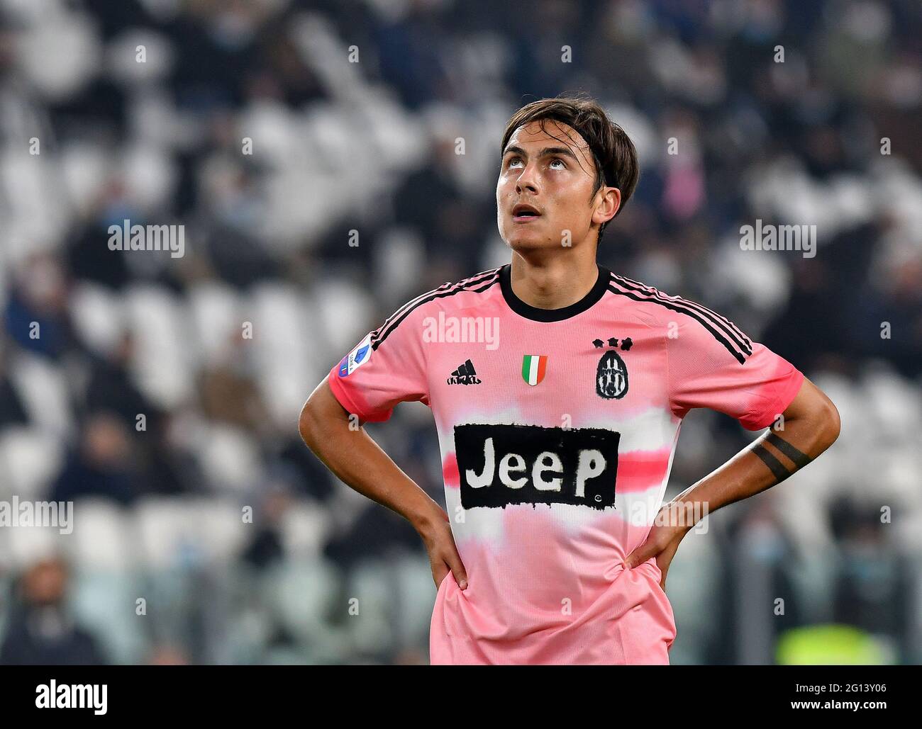 Paulo Dybala of Juventus FC during the Serie A 2020/21 season of Juventus  FC at Allianz Stadium in Turin, Italy - Photo Rep / LM Stock Photo - Alamy