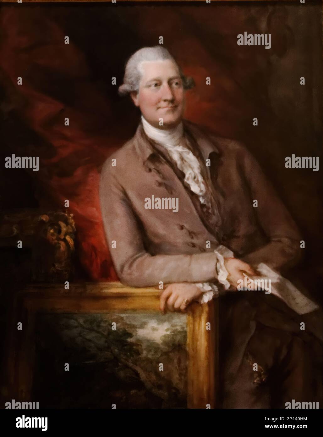 Thomas Gainsborough Portrait James Christie 1778 Stock Photo Alamy