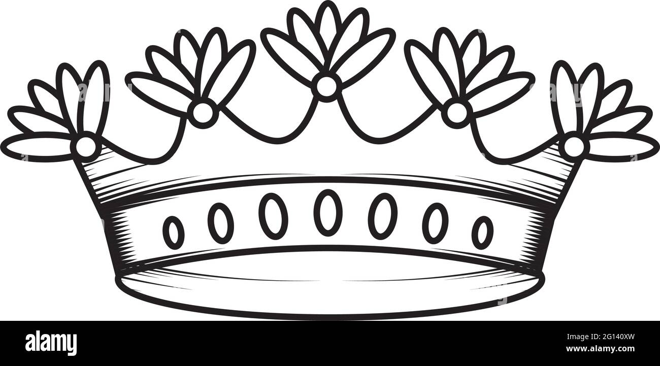 crown heraldic icon Stock Vector Image & Art - Alamy