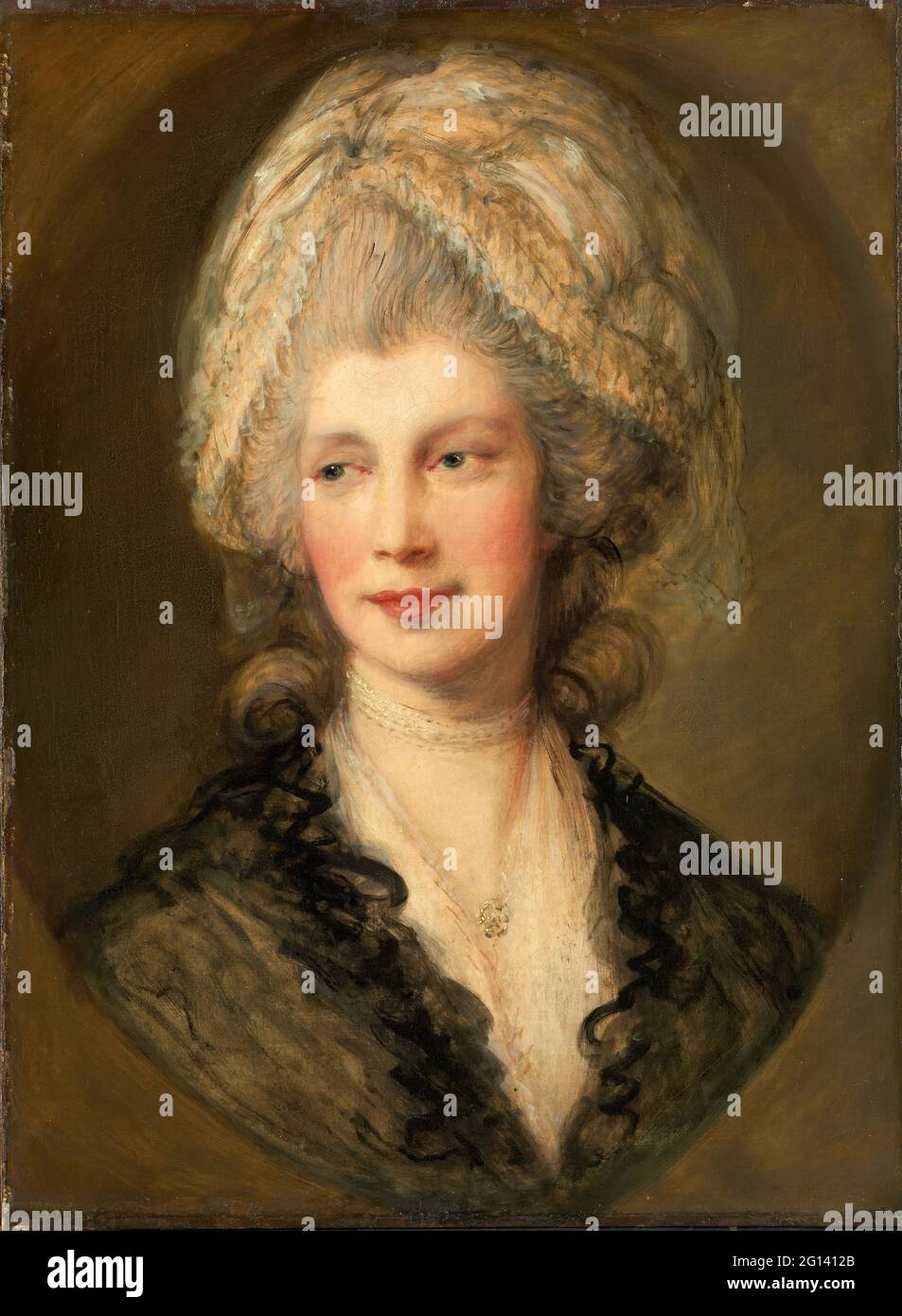 Thomas Gainsborough Queen Charlotte Stock Photo Alamy