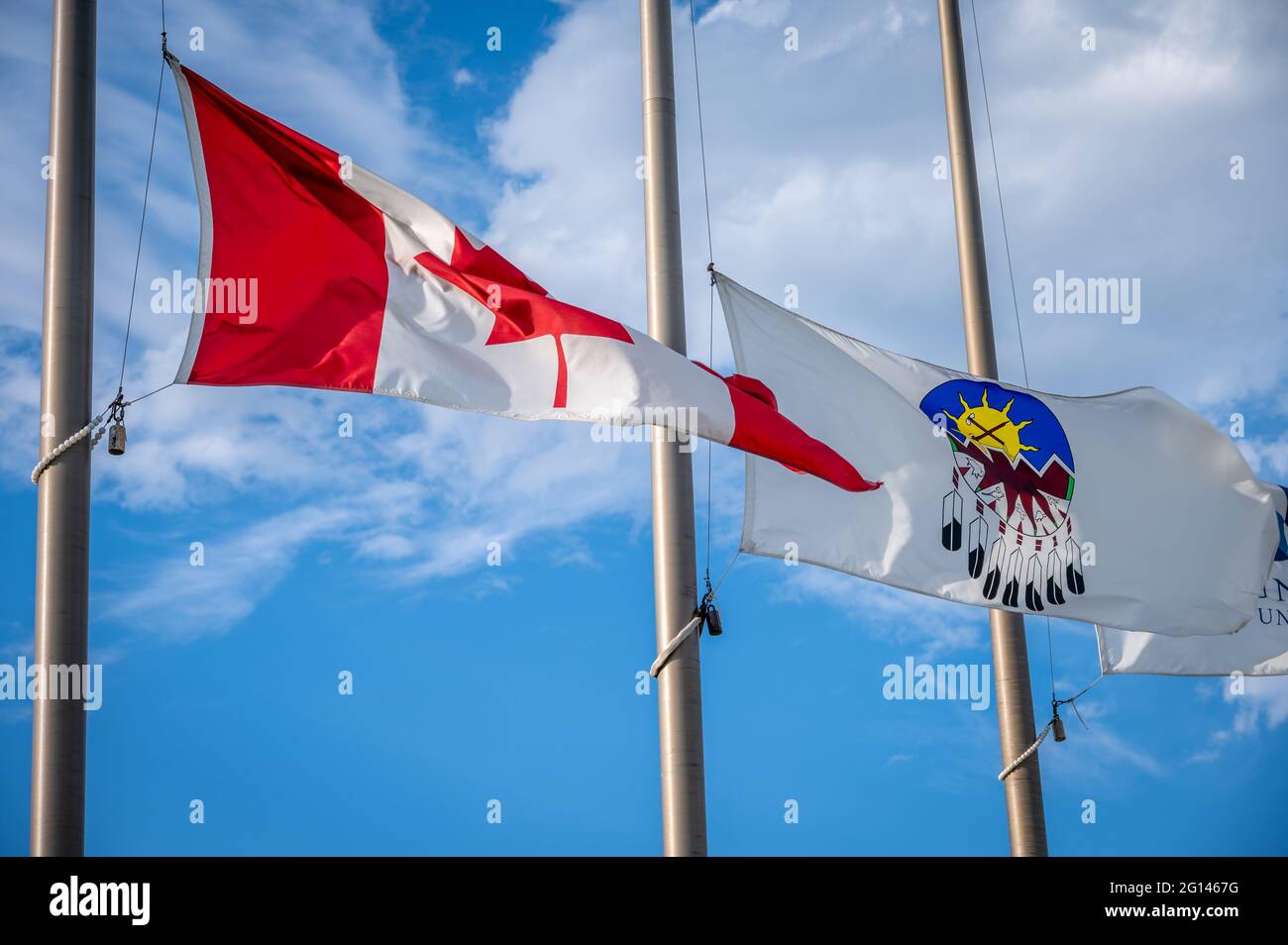 Indigenous canadian flag hires stock photography and images Alamy